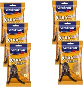 Vitakraft Xtra Stripes 200 g - Hondensnacks - 6 x Gevogelte