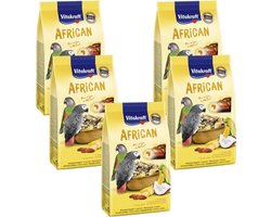 Vitakraft African Papegaaienvoer - Vogelvoer - 5 x 750 g