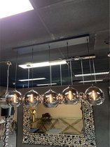 Hanglamp Smoke Glas 5-Licht