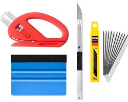 Premium Folie Snij Set - Raamfolie - Plakfolie - Vinyl - Mes - Gereedschap - Auto Accessoires - Stickers - Stanleymes