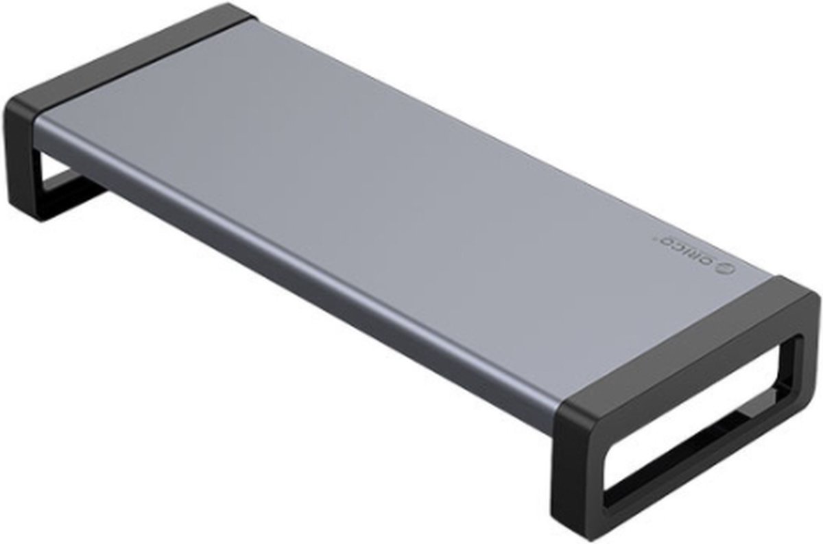 ORICO Monitor standaard - Met 4x USB 3.0 output - Aluminium monitorhouder - Grijs