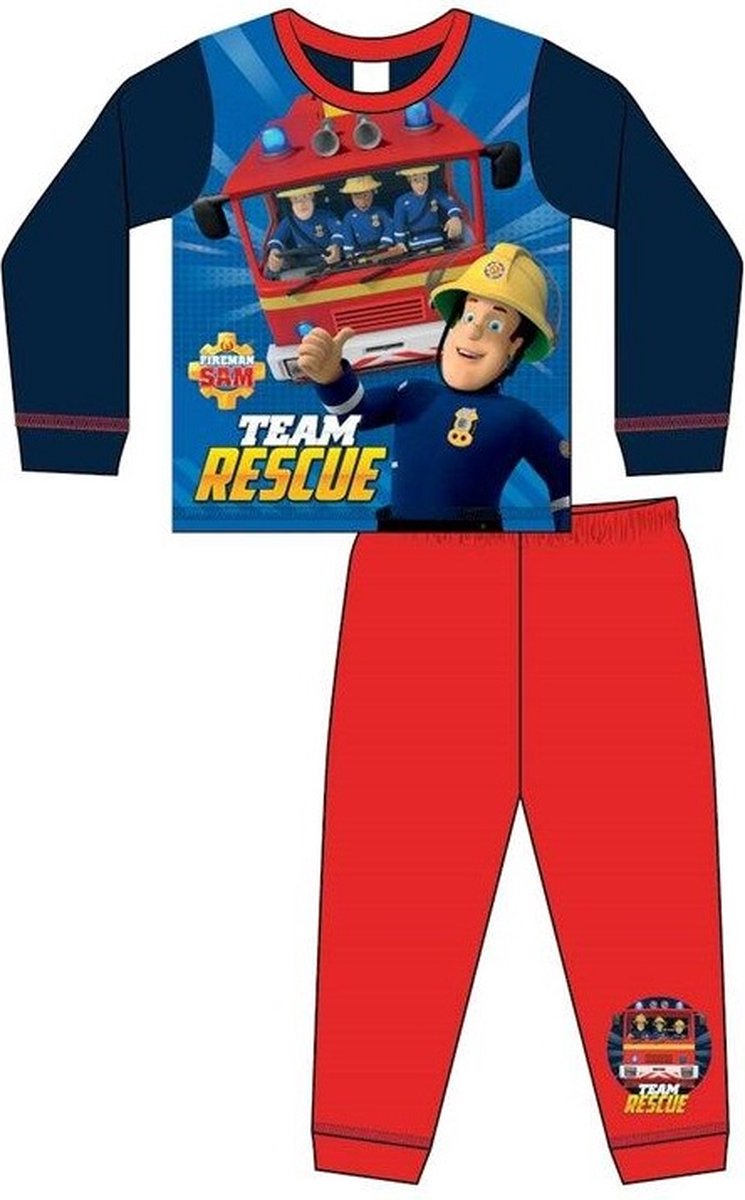 Brandweerman Sam pyjama - maat 92 - Fireman Sam pyjamaset