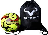 Fighter Bull Geel voetbal met gratis tasje