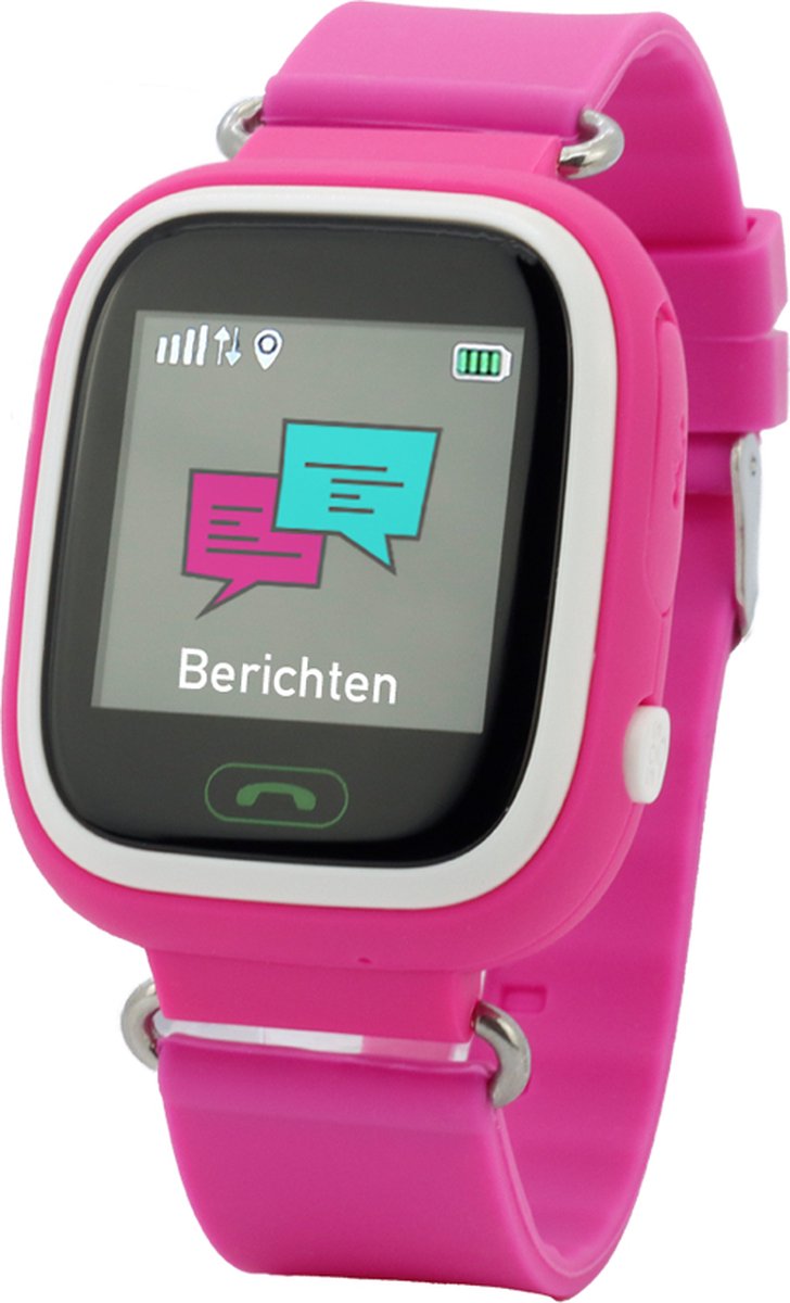 One2track Connect Touch - GPS telefoonhorloge voor kinderen - Roze - GPS met belfunctie - GPS horloge Kind - one2track