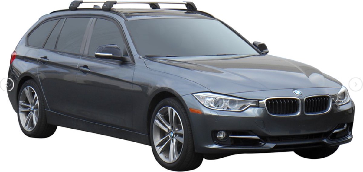 BMW 3 serie 5drs Estate 2012 - 2018 Premium Dakdrager Zwart Whispbar Auto Exterieur Accessoires