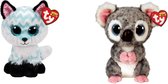Ty - Knuffel - Beanie Boo's - Atlas Fox & Karli Koala