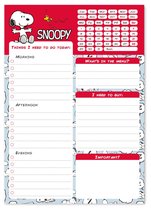 Grupo Erik Familieplanner Snoopy A5 Papier Rood/wit 54 Vellen