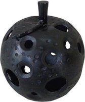 Deco4yourhome® - Appel - Metaal - Black Antique - Zwart - 21cm -