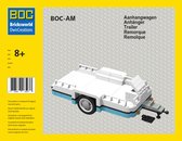 Bricksworld BOC-AM Aanhangwagen Medium Azur Blauw add-on voor LEGO® 10279 VW T2 Bus