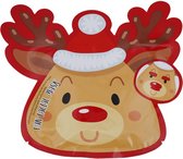 Vegan Fun Facial mask - rudolf the rednose reindeer christmas - gezichtsmasker kerstmis - tissue masker rendier