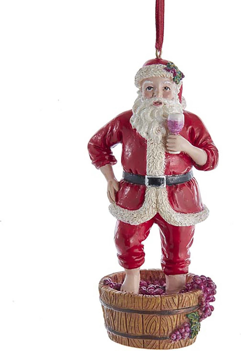 Kurt S. Adler Wine kunststof h12 cm Ornament kerstbal VIII Kurt S. Adler mix