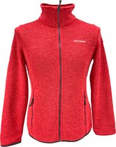 Nordberg Andrea Fleece Vest - Dames - Rood melange - Maat M