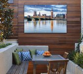 Parlementsgebouw en de beroemde Big Ben van Londen - Foto op Tuinposter - 90 x 60 cm