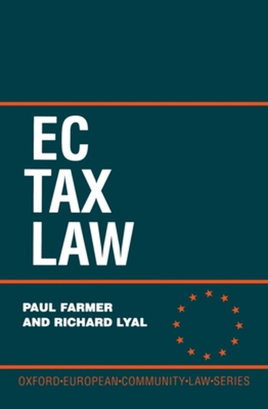 Oxford European Union Law Library- EC Tax Law - cover