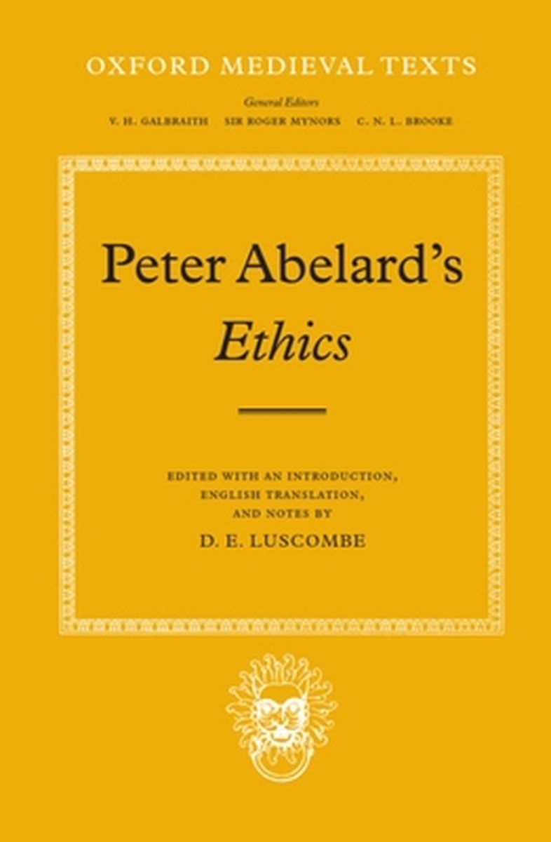 Oxford Medieval Texts- Ethics - Peter Abélard