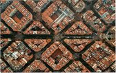 De achtkantige patronen van stedelijk Barcelona - Foto op Forex - 90 x 60 cm