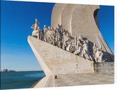 Het monument van de ontdekkingen in Lissabon - Foto op Canvas - 150 x 100 cm