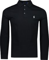 Polo Ralph Lauren  Polo Zwart Getailleerd - Maat XXL - Heren - Never out of stock Collectie - Katoen