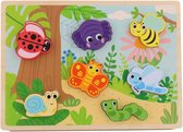 Houten puzzel - babyspeelgoed - peuterspeelgoed - schoencadeau - sinterklaas - mini matters houten puzzel