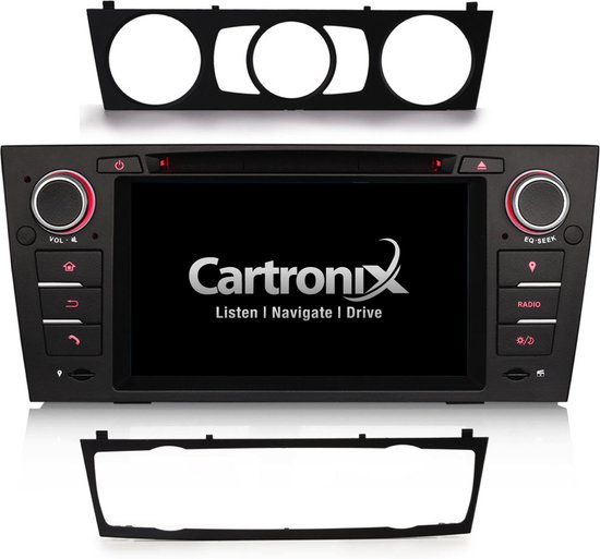 Kit support autoradio et commande au volant pour BMW SERIE 3 - E46