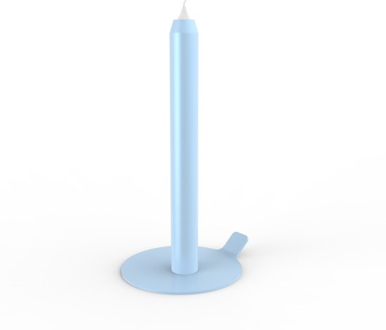 Lunedot unieke kaarsenstandaard inclusief 3 kaarsen – licht blauw - kaarsenhouder – kaarsen kandelaar