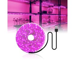 Specilights LED Strip Groeilamp 100 CM - LED kweeklamp met USB - IP65 Full Spectrum - Voorzien van plakstrip