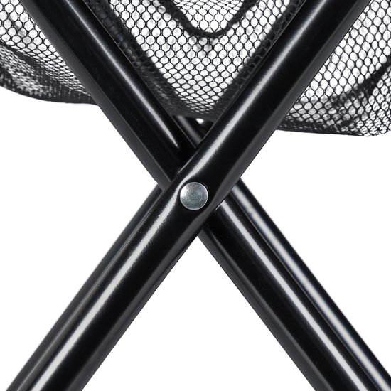 Relaxdays campingkruk - met tas - tot 120 kg belastbaar - opvouwbaar - licht - 39x29x35 cm - zwart van Relaxdays — afbeelding 3