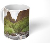 Mok - Zonsondergang boven de watervallen in Maui, Hawaii - 350 ML - Beker