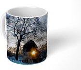 Mok - Koffiemok - Zon - Winter - Nijmegen - Mokken - 350 ML - Beker - Koffiemokken - Theemok
