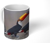 Mok - Paar reuzentoekans in een boom - 350 ML - Beker