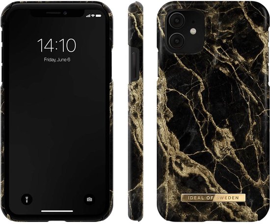iDeal of Sweden Golden Smoke Marble coque de protection pour téléphones portables 15,5 cm (6.1") Housse Couleur marbre