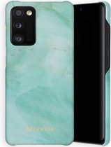 Selencia Maya Fashion Backcover Samsung Galaxy A41 hoesje - Marble Green