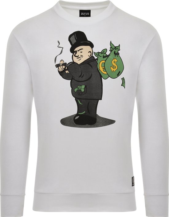 AURUS | Sweater heren | Money Man - Maat XL