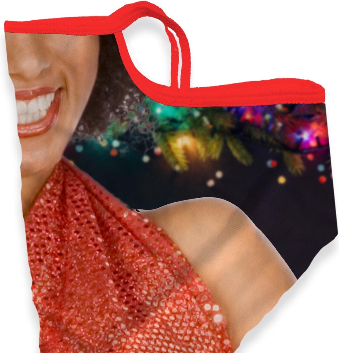 Flappy Lady In Facemask /LONG Rood