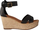 Red-Rag 79282 Sandalen - Met Sleehak - Dames - Zwart - Maat 39