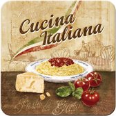 Cucina Italiana Metal Coasters Set (5)