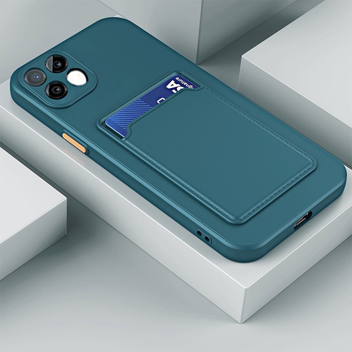 Backcover met kaarthouder Set voor Xiaomi Mi 11 _ Donkergroen