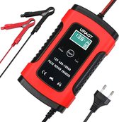 Acculader, voor auto- en motoraccu's, volautomatische intelligente druppellader.