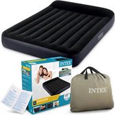 Intex -twin pillow -rest classic luchtbed- met ingebouwde pomp