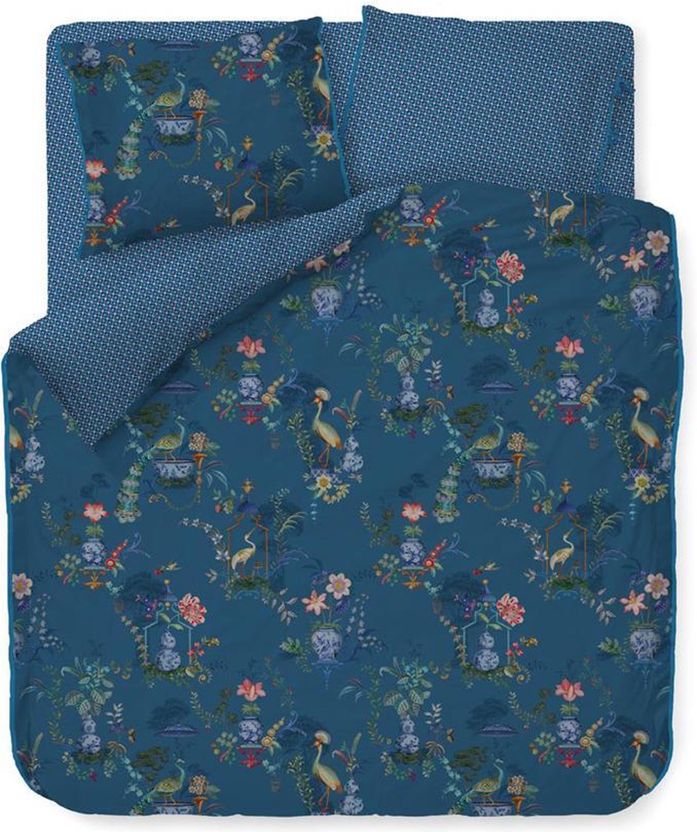 Pip Studio dekbedovertrek Chinese Porcelain blue - 2-persoons (200x200/220 cm incl. 2 slopen)