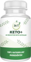 24/7 Keto Plus - 60 Krachtige Keto Afslank Capsules - Keto Dieet Ondersteuning - Keto