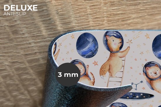 Set de table - Chat - Renard - Étoiles - 45x30 cm - 6 pièces