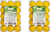 Adventure Goods aromatische citronellakaarsen / waxinelichtjes (2 x 15 stuks)