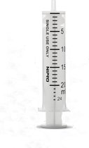 20 Stuks 20ml. Spuitjes zonder naald - Met inhoudsindeling - Voor Hobbydoeleinden