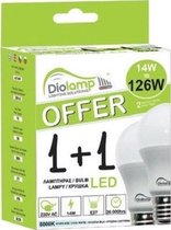 Diolamp LED E27 - 13W (117W) - Daglicht - Niet Dimbaar - 2 stuks