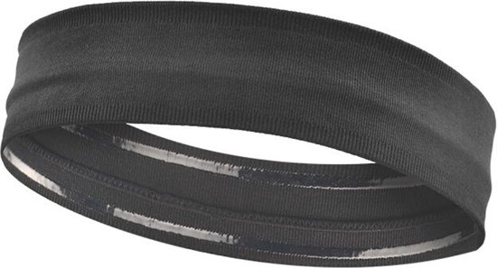 Sport hoofdband - zweet absorberend - Zweetband - Haarband - antislip - hoofdband voor hardlopen - Dun - one size - Zwart