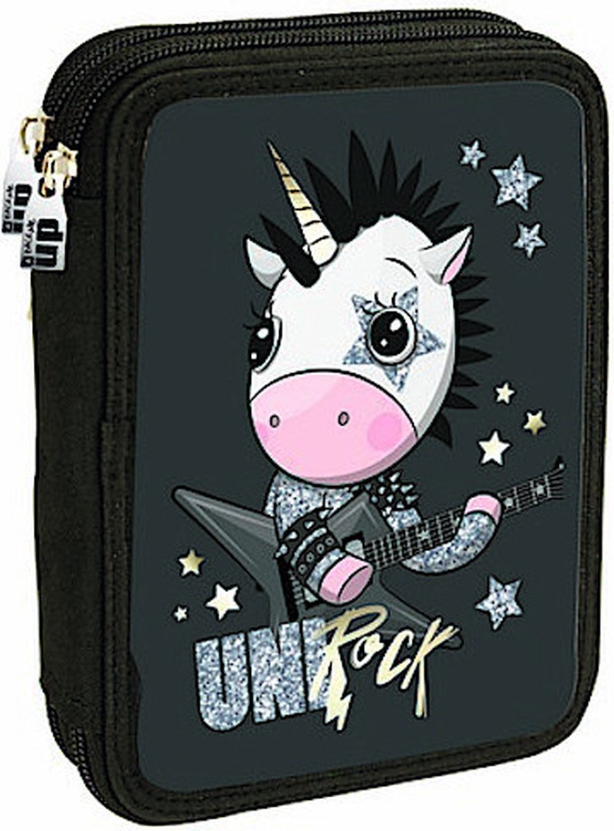 Arditex Etui Unirock Junior 20 X 14 Cm Polyester Zwart 27-delig
