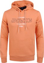 Jack and Jones - Heren Hoodie - Model Jorsurface - Oranje