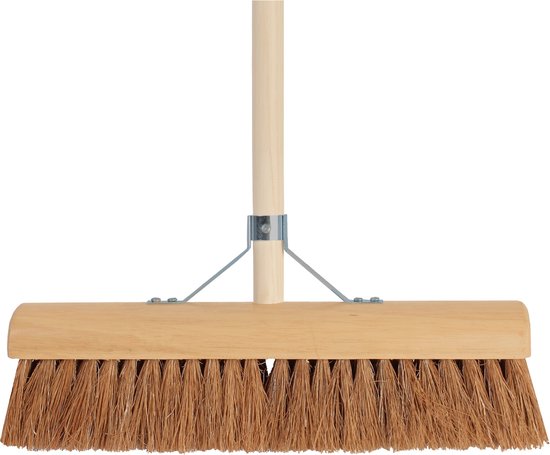 Talen Tools - Zaalveger - 40 cm - Cocosharen - Steel 150 cm van Talen Tools — afbeelding 2