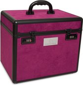 RelaxPets - Imperial Riding - Groomingbox Flower - Roze - Fluweel - 32x20x26 cm
